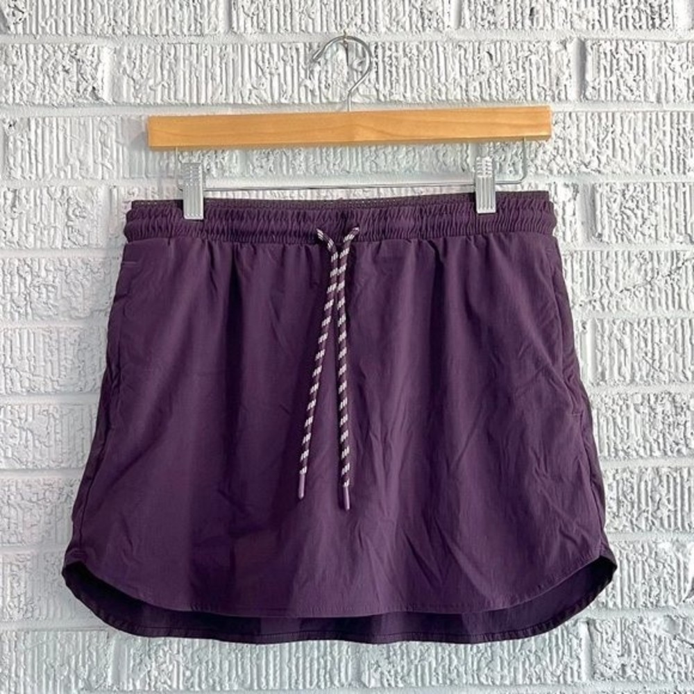 Woven Trek Outdoor Hiking Skirt Medium Purple Breathable Lightweight